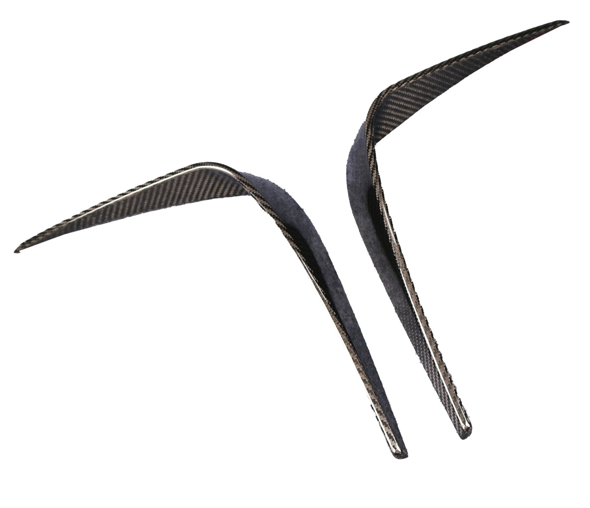AlpineX Dynamics Carbon Fiber Front Bumper Fangs For BMW G8X M3 M4