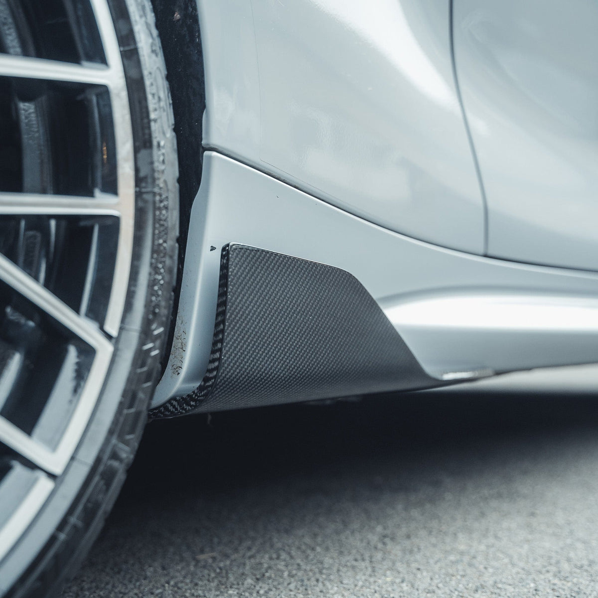 AlpineX Dynamics MP Style Carbon Fiber Side Skirt For BMW F87 M2 / M2 Competition