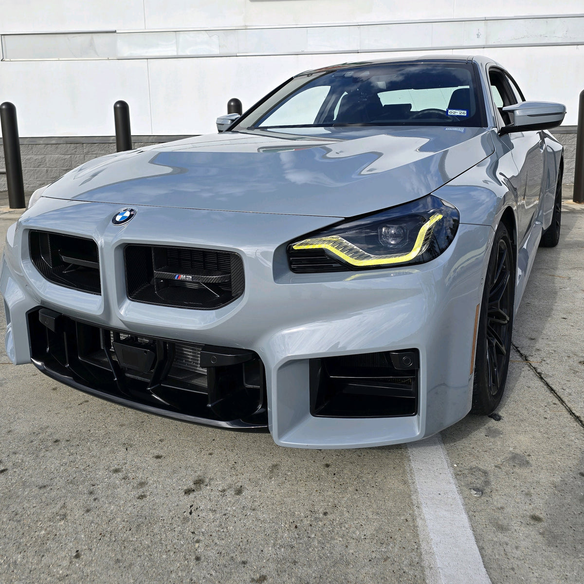 AlpineX Dynamics CS Style Pre-preg Dry Carbon Fiber Grille For BMW G87 M2