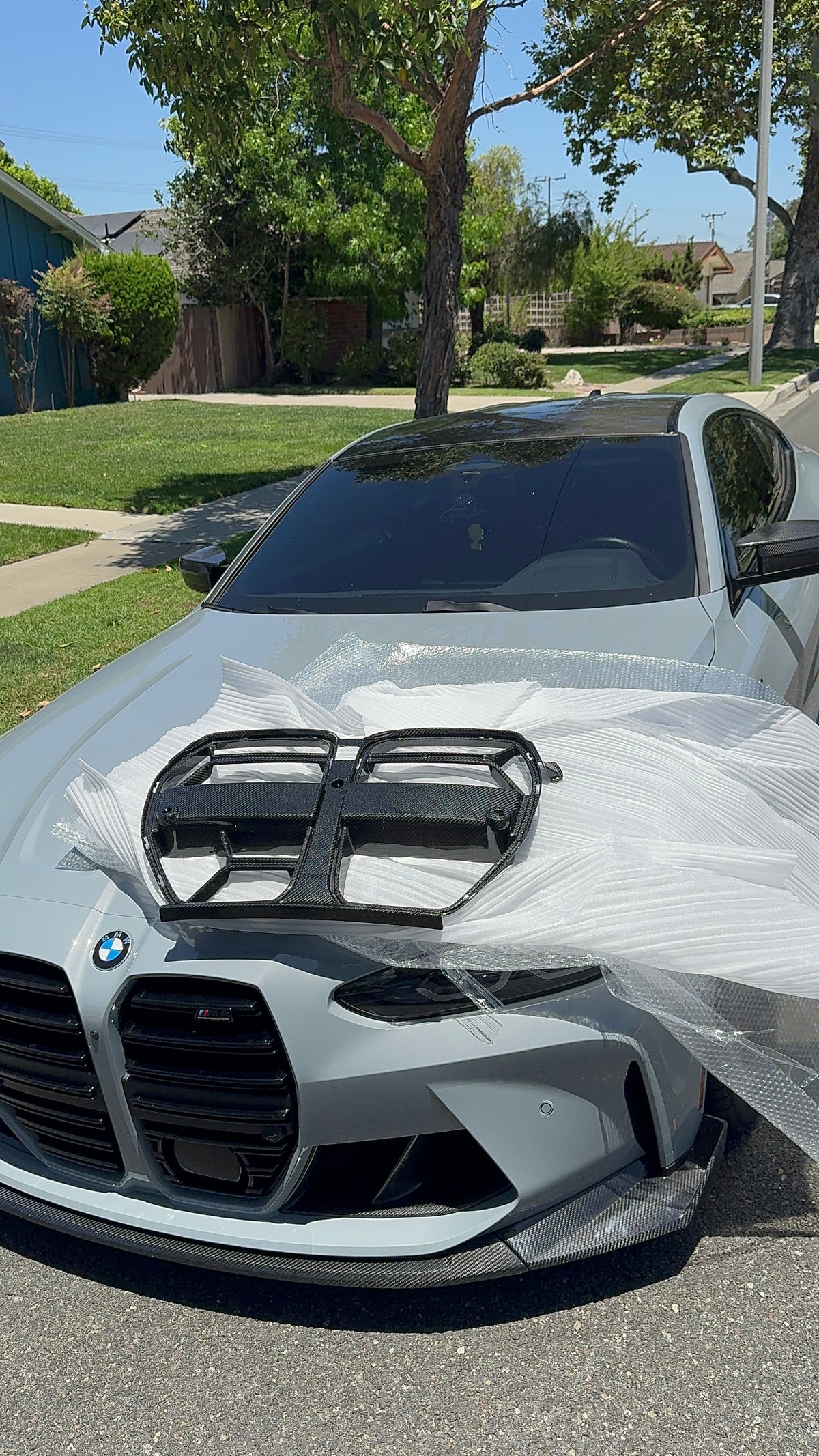 AlpineX Dynamics CSL Style Pre-preg Dry Carbon Fiber Grille For BMW G8X M3 M4