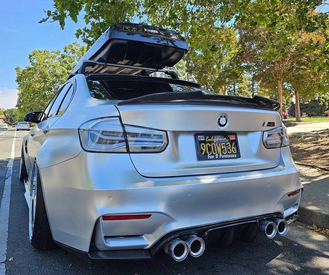 AlpineX Dynamics V Style Carbon Fiber Rear Diffuser For BMW F8X M3 M4