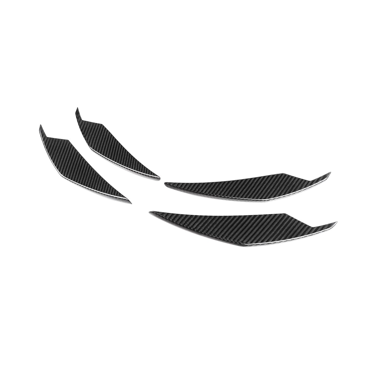 AlpineX Dynamics Pre-preg Dry Carbon Fiber Front Canards For BMW G8X M3 M4