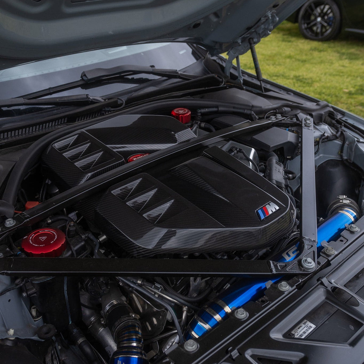 AlpineX Dynamics Carbon Fiber Engine Cover For BMW G8X M3 M4 / G87 M2