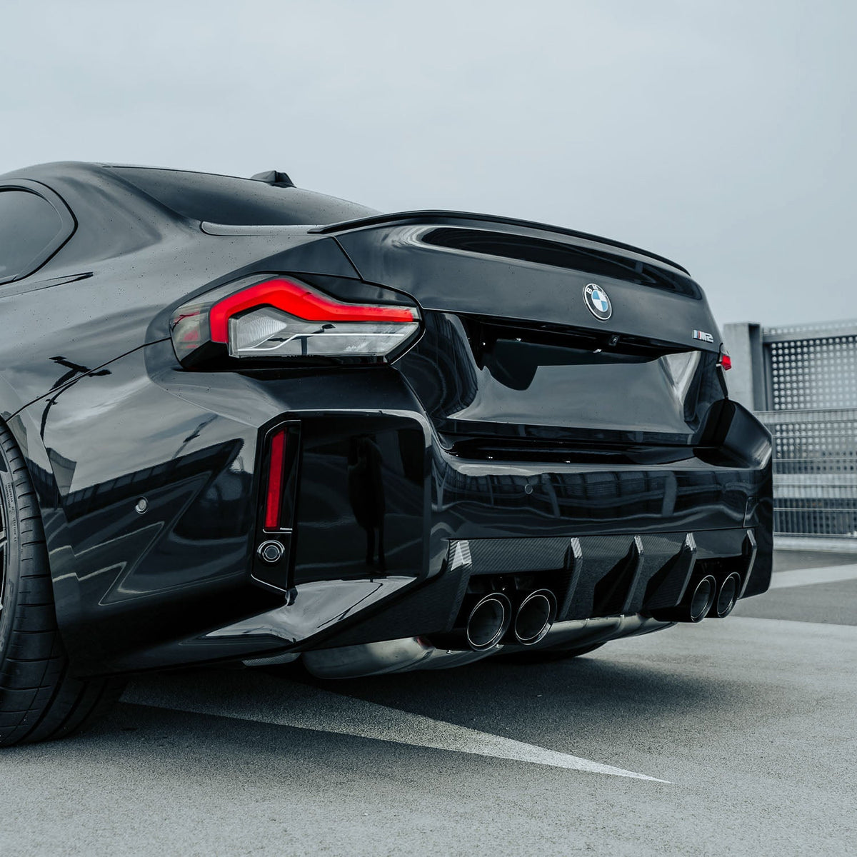 AlpineX Dynamics OEM Style Pre-preg Dry Carbon Fiber Rear Diffuser For BMW G87 M2