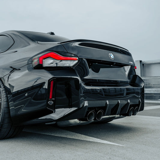AlpineX Dynamics OEM Style Pre-preg Dry Carbon Fiber Rear Diffuser For BMW G87 M2