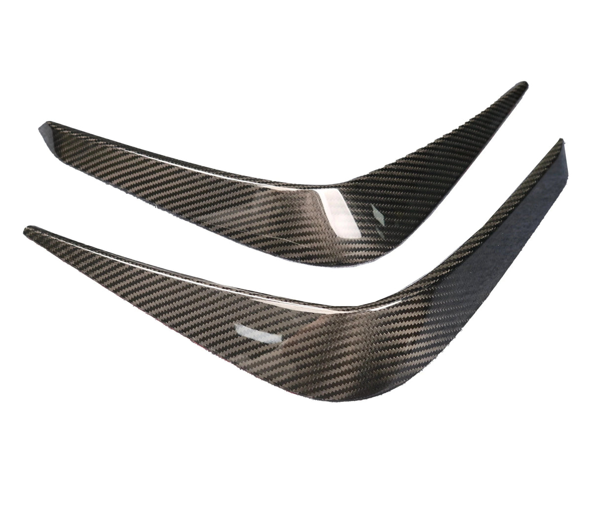 AlpineX Dynamics Carbon Fiber Front Bumper Fangs For BMW G8X M3 M4