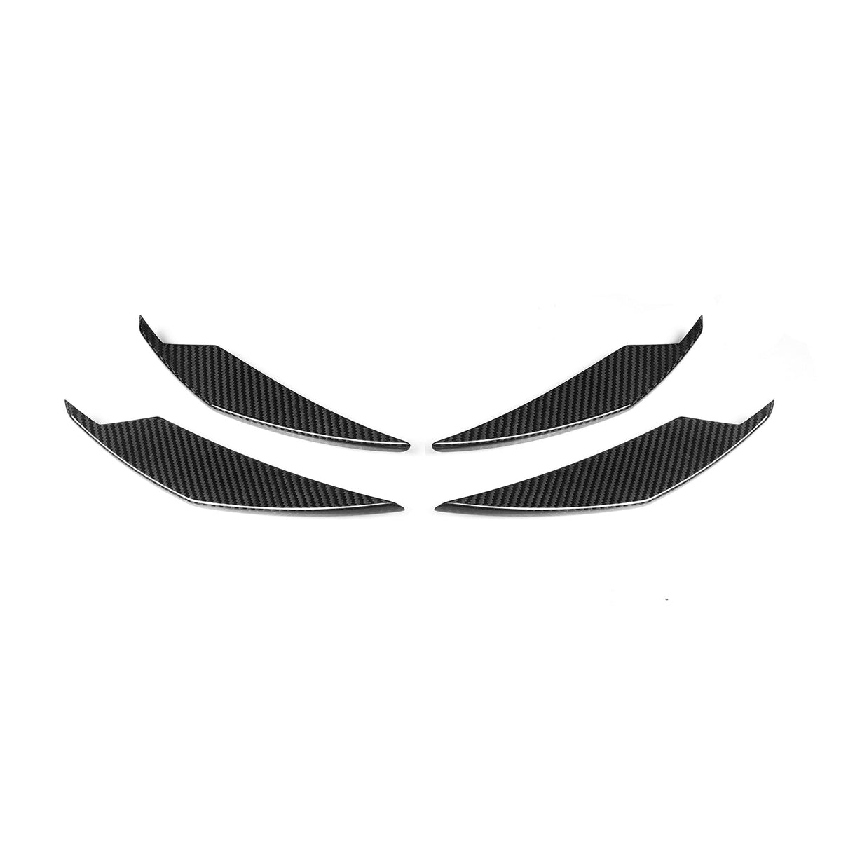 AlpineX Dynamics Pre-preg Dry Carbon Fiber Front Canards For BMW G8X M3 M4