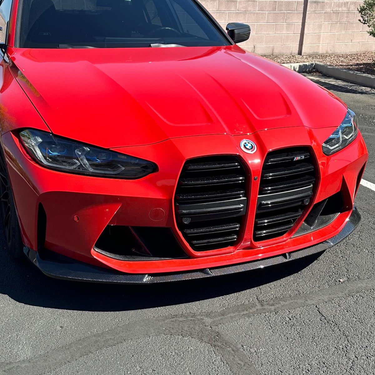 AlpineX Dynamics 3D Style Carbon Fiber Front Lip For BMW G8X M3 M4