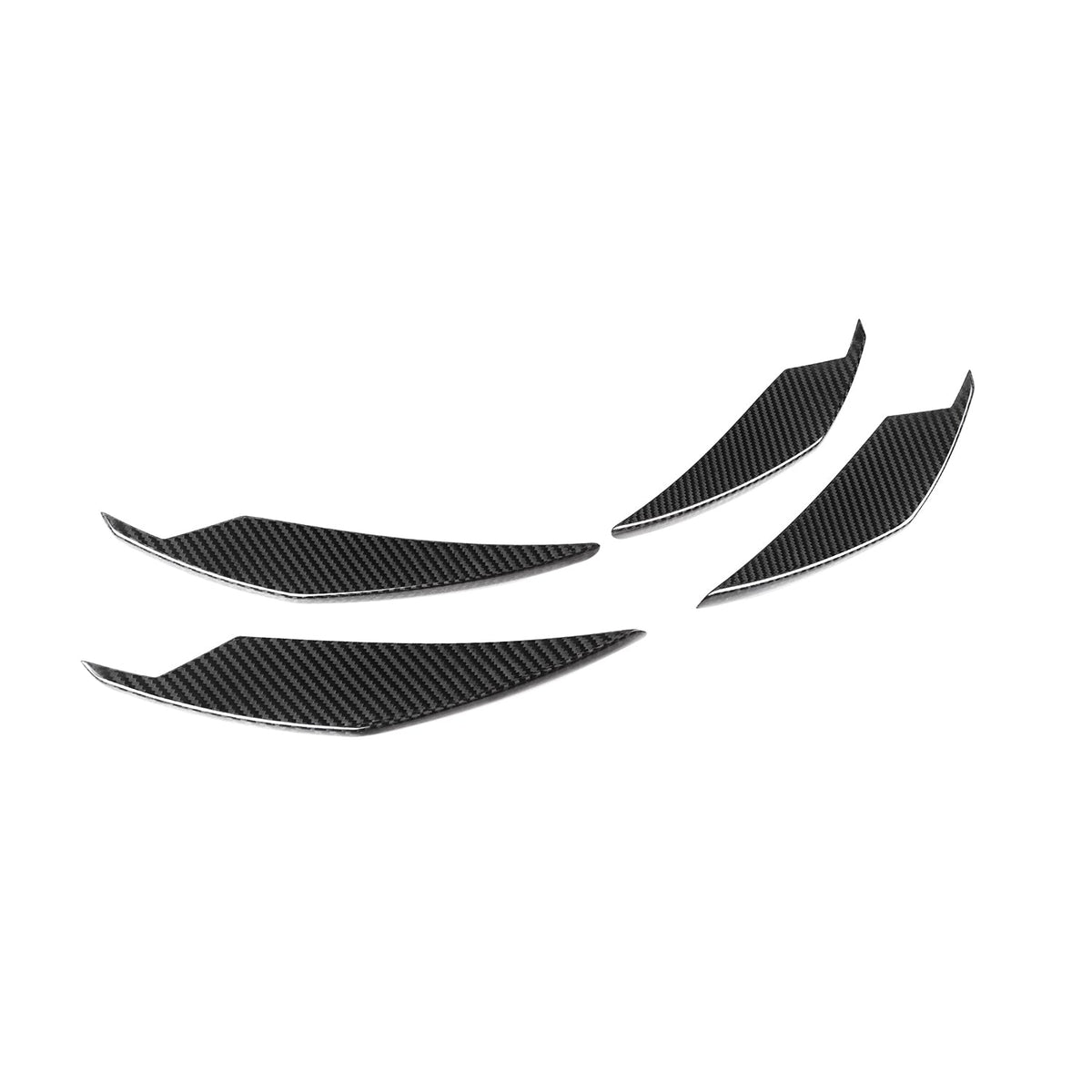 AlpineX Dynamics Pre-preg Dry Carbon Fiber Front Canards For BMW G8X M3 M4