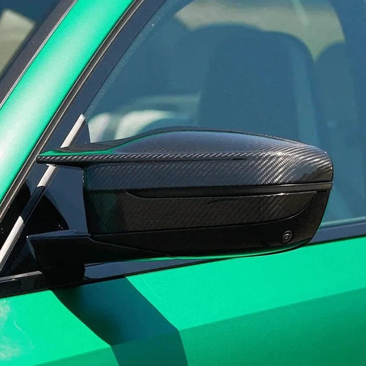 AlpineX Dynamics Dry Carbon Fiber Mirror Caps For BMW G8X M3 M4 / G87 M2