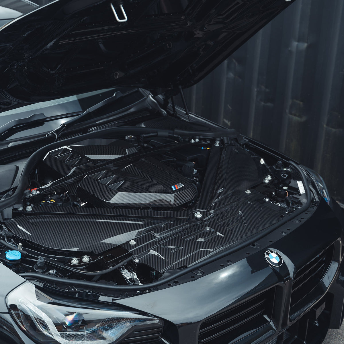AlpineX Dynamics Carbon Fiber Engine Cover For BMW G8X M3 M4 / G87 M2