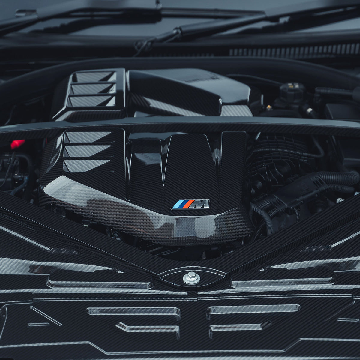 AlpineX Dynamics Carbon Fiber Engine Cover For BMW G8X M3 M4 / G87 M2