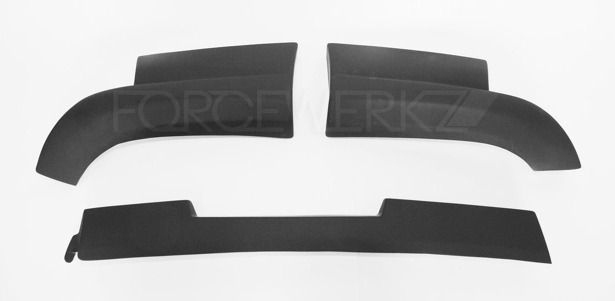 1989-1994 Nissan 240SX S13 180SX Type-X Rear Valances (For Hatchback) — 3