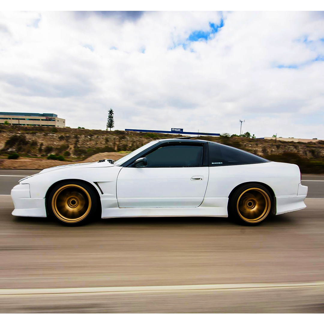 1989-1994 Nissan 240SX S13 180SX Silvia Chuki Style Side Skirts — 6