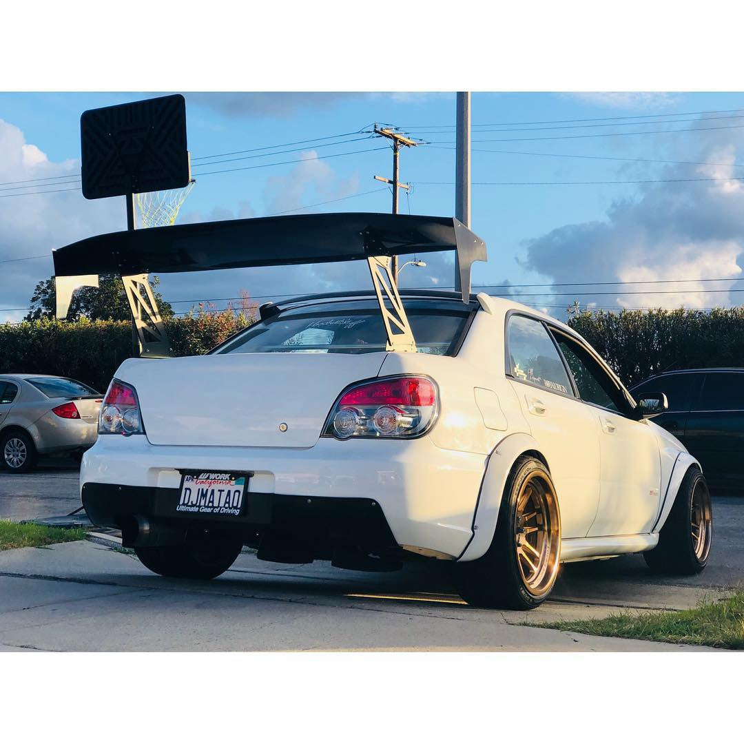 2002-2007 Subaru WRX STi Mature Style Rear Diffuser - Carbon Fiber — 4
