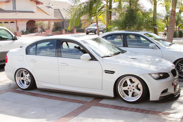 BMW E90 M3 Side Skirt Extensions Diffusers Splitters - Carbon Fiber  — 4