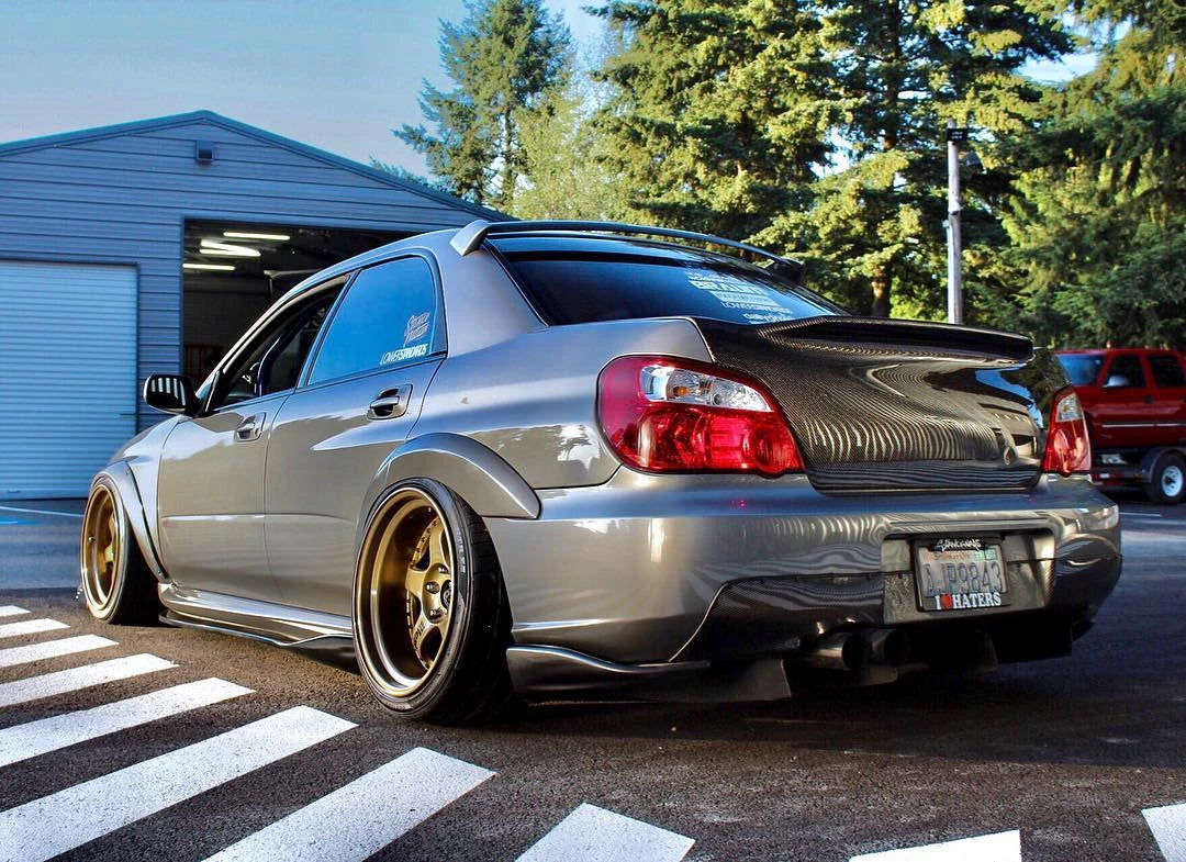 2002-2007 Subaru WRX STi Mature Style Rear Diffuser - Carbon Fiber — 1