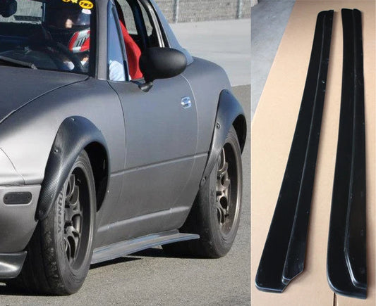 1990-1997 Mazda Miata NA Side Skirt Diffusers Splitters Extensions — 1