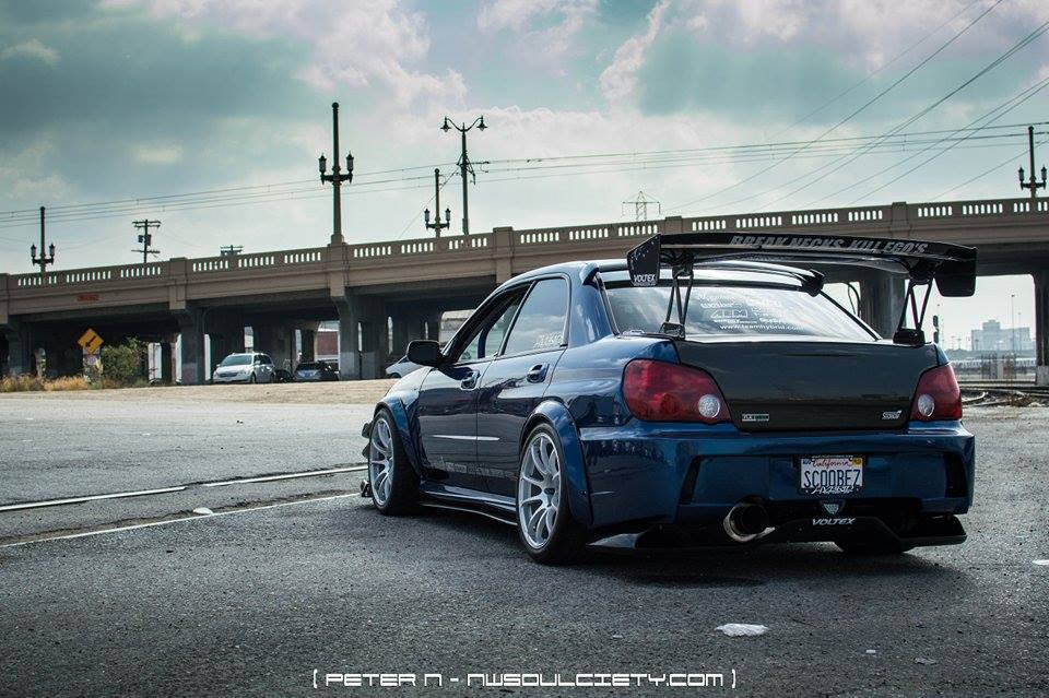 2004-2005 Subaru Impreza WRX STi Wide Body Fender Flares — 6