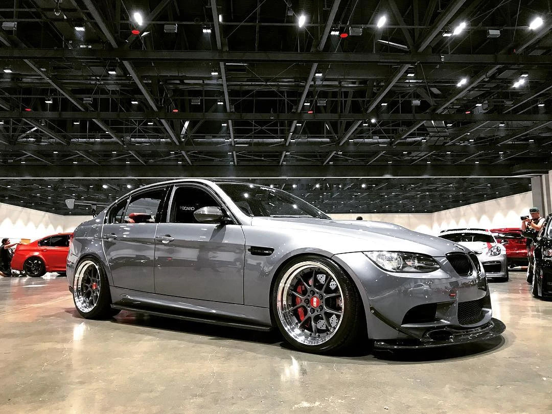 BMW E90 M3 Side Skirt Extensions Diffusers Splitters - Carbon Fiber  — 1