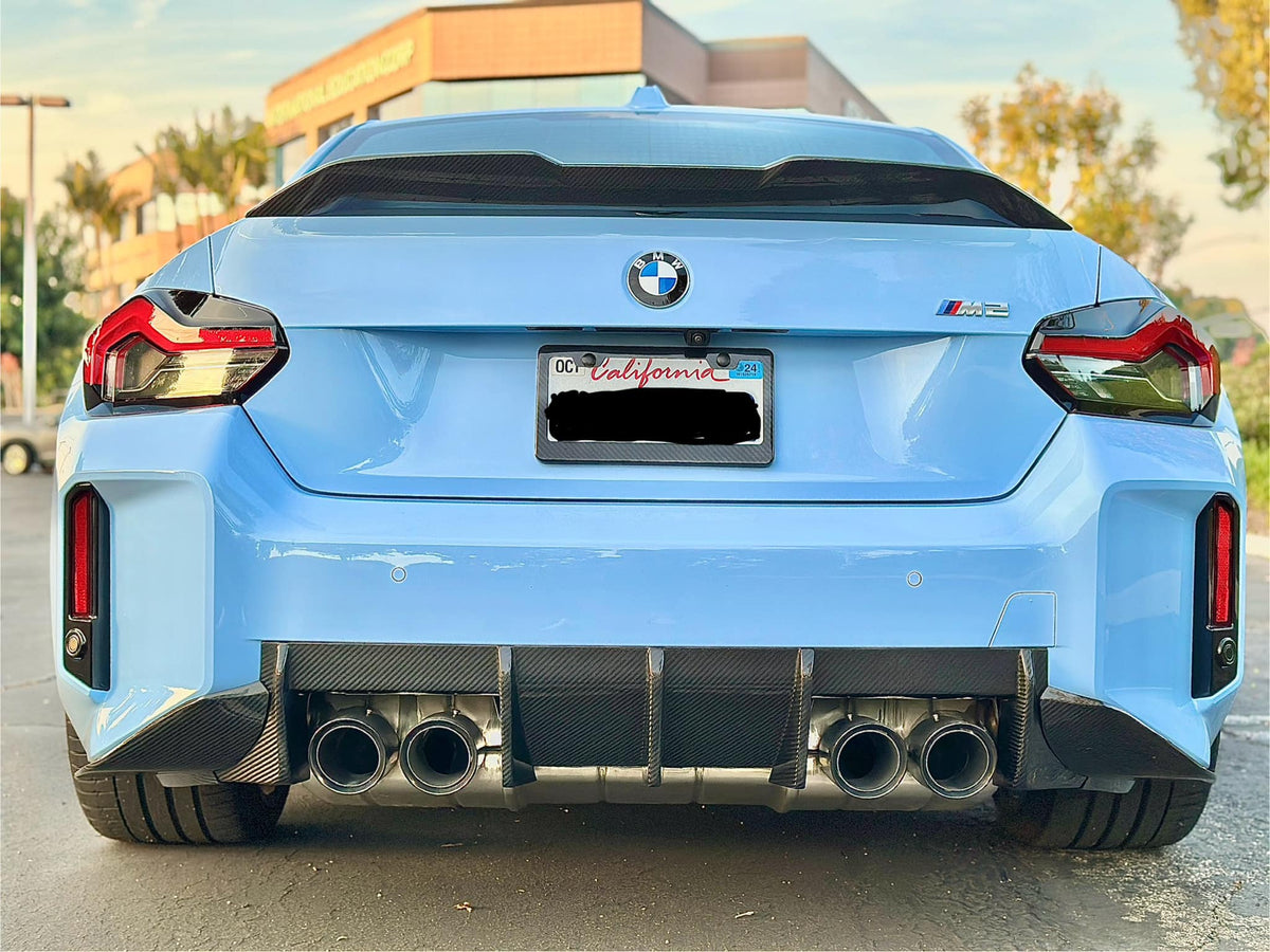 AlpineX Dynamics OEM Style Pre-preg Dry Carbon Fiber Rear Diffuser For BMW G87 M2