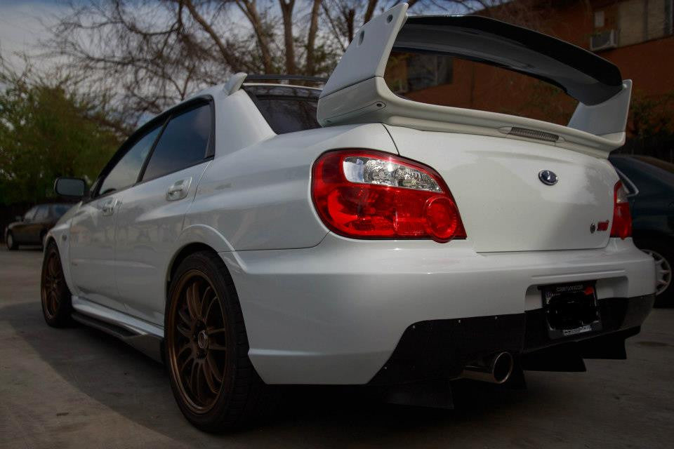 2002-2007 Subaru WRX STi Mature Style Rear Diffuser - FRP — 5