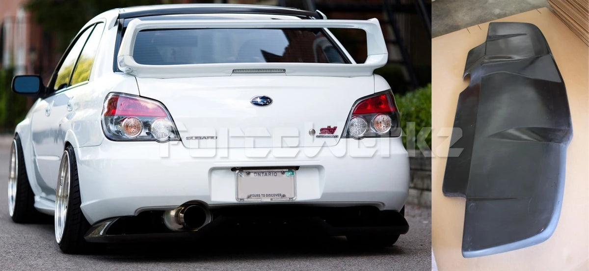 2002-2007 Subaru Impreza WRX STi VT Rear Diffuser - FRP — 5