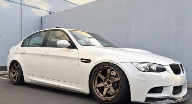BMW E90 M3 Side Skirt Extensions Diffusers Splitters - Carbon Fiber  — 5