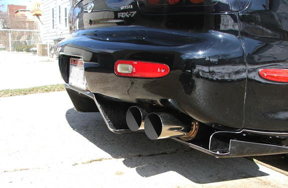 Mazda RX-7 FD RE-Style Rear Diffuser - FRP — 2