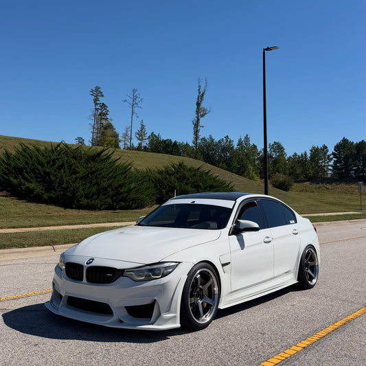 AlpineX Dynamics L Style Carbon Fiber Front Lip For BMW F8X M3 M4