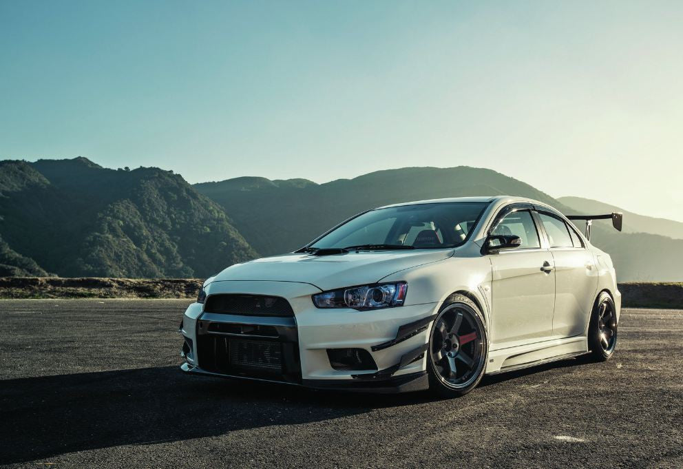 2008-2013 Mitsubishi Lancer Evolution Evo X 10 VR Style Side Skirts — 1