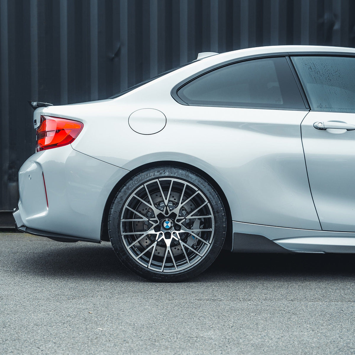 AlpineX Dynamics MP Style Carbon Fiber Side Skirt For BMW F87 M2 / M2 Competition
