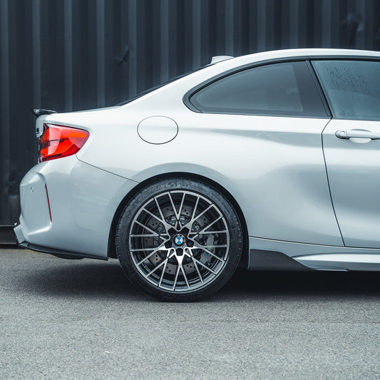 AlpineX Dynamics MP Style Carbon Fiber Side Skirt For BMW F87 M2 / M2 Competition
