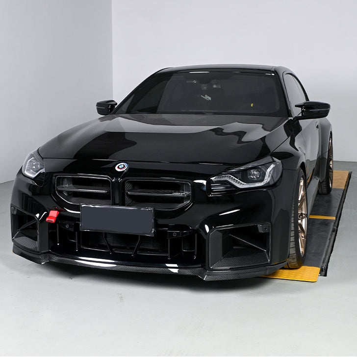 AlpineX Dynamics CS Style 1 Piece Carbon Fiber Front Lip For BMW G87 M2