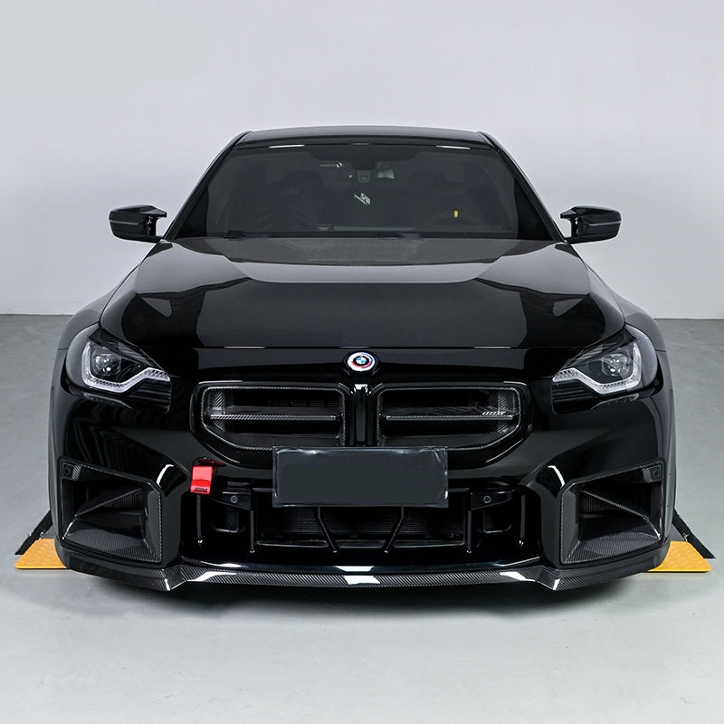 AlpineX Dynamics CS Style 1 Piece Carbon Fiber Front Lip For BMW G87 M2