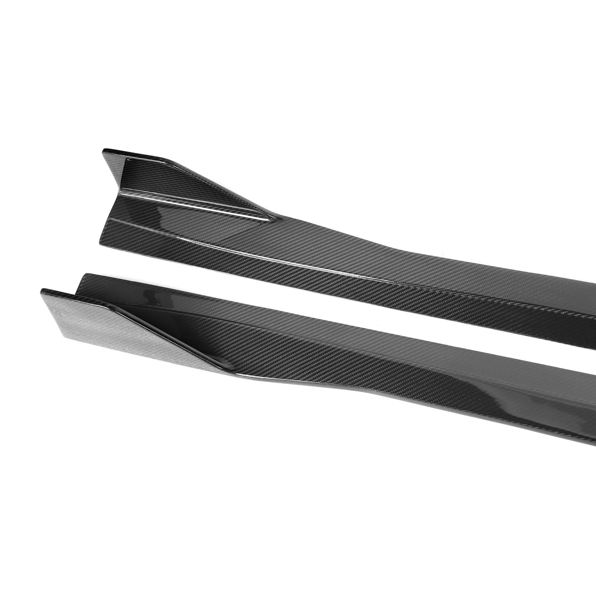 AlpineX Dynamics AD Style Pre-preg Dry Carbon Fiber Side Skirt For BMW G87 M2