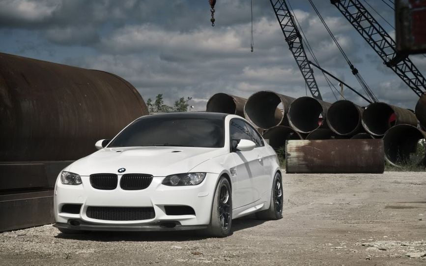 BMW E92/E90 M3 GT4 V1 Front Bumper Lip Spoiler Splitter Diffuser (Carbon Fiber) — 8