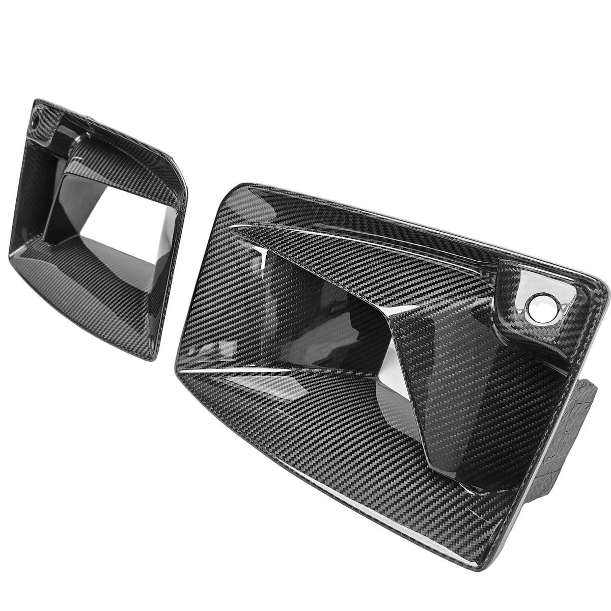 AlpineX Dynamics TR Style Pre-preg Dry Carbon Fiber Front Duct For BMW G87 M2