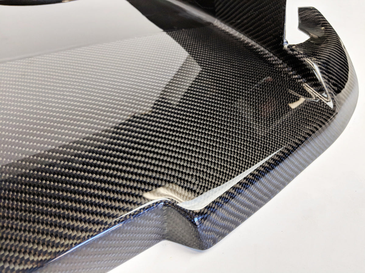 2002-2007 Subaru Impreza WRX STI KS Style Rear Diffuser - Carbon Fiber — 5