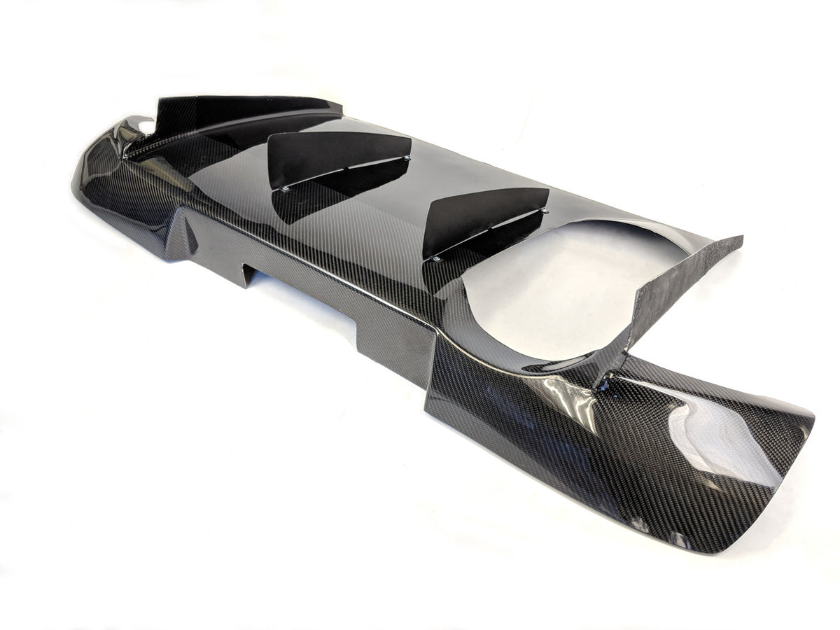 2002-2007 Subaru WRX STi Mature Style Rear Diffuser - Carbon Fiber — 2