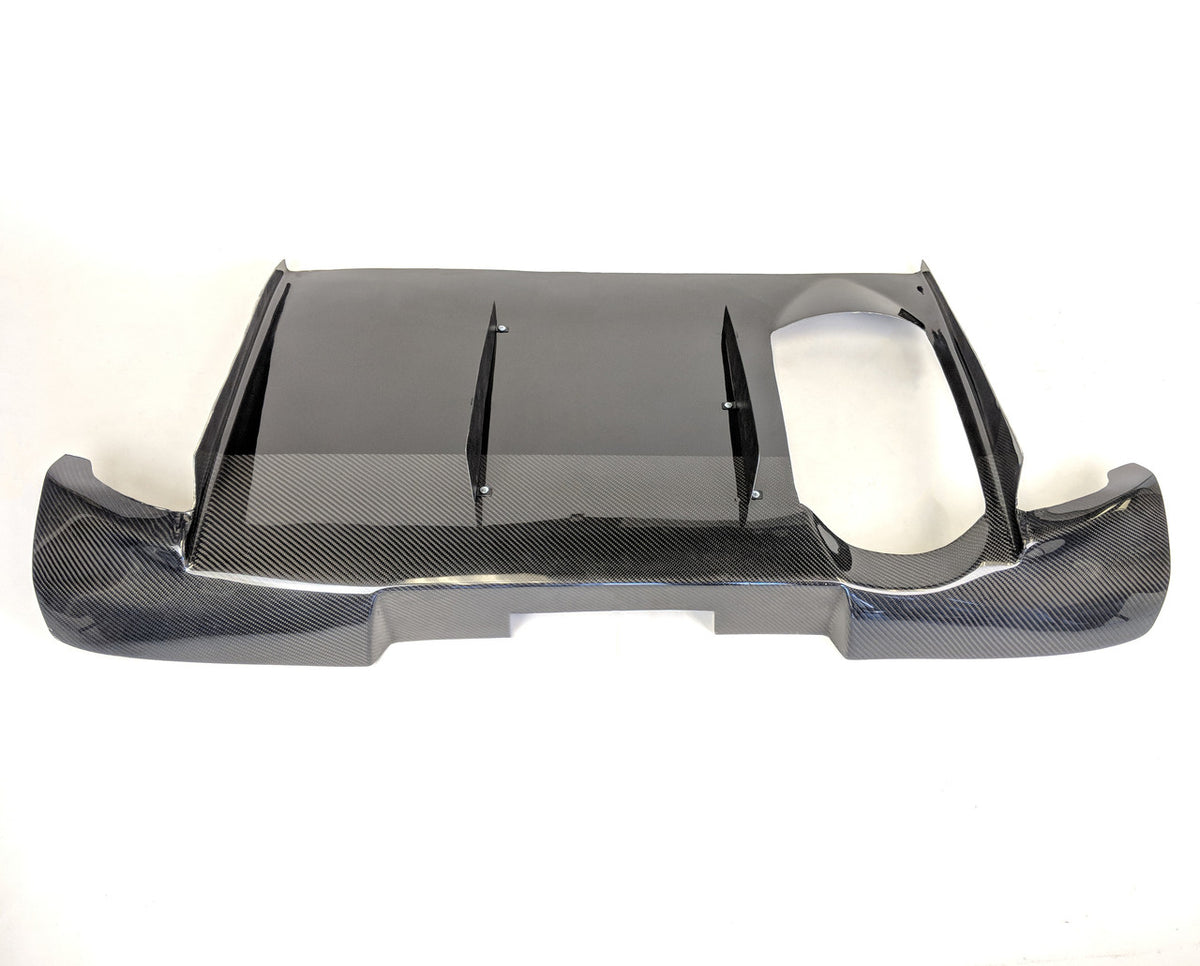 2002-2007 Subaru WRX STi Mature Style Rear Diffuser - Carbon Fiber — 3