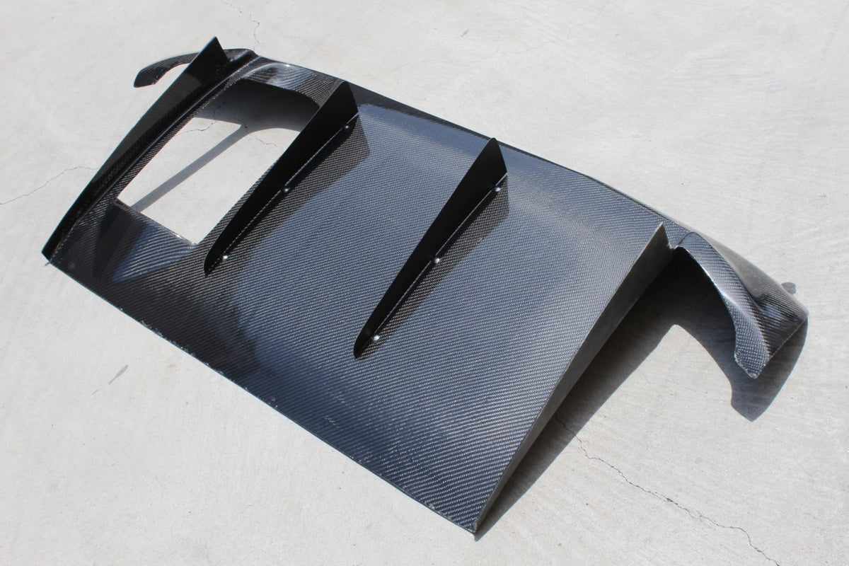2002-2007 Subaru WRX STi Mature Style Rear Diffuser - Carbon Fiber — 9