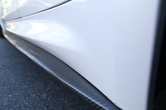 2015+ BMW F82 M4 Side Skirts Splitters Diffusers Extensions - Carbon Fiber — 1