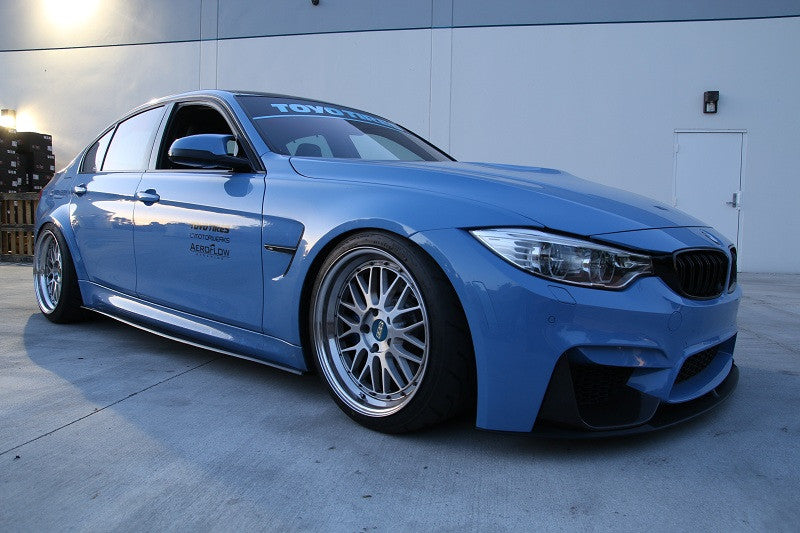 2015+ BMW F80 M3 Side Skirts Splitters Diffusers Extensions - Carbon Fiber — 4