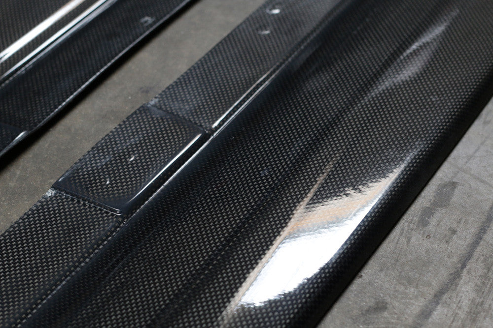 2015+ BMW F80 M3 Side Skirts Splitters Diffusers Extensions - Carbon Fiber — 1