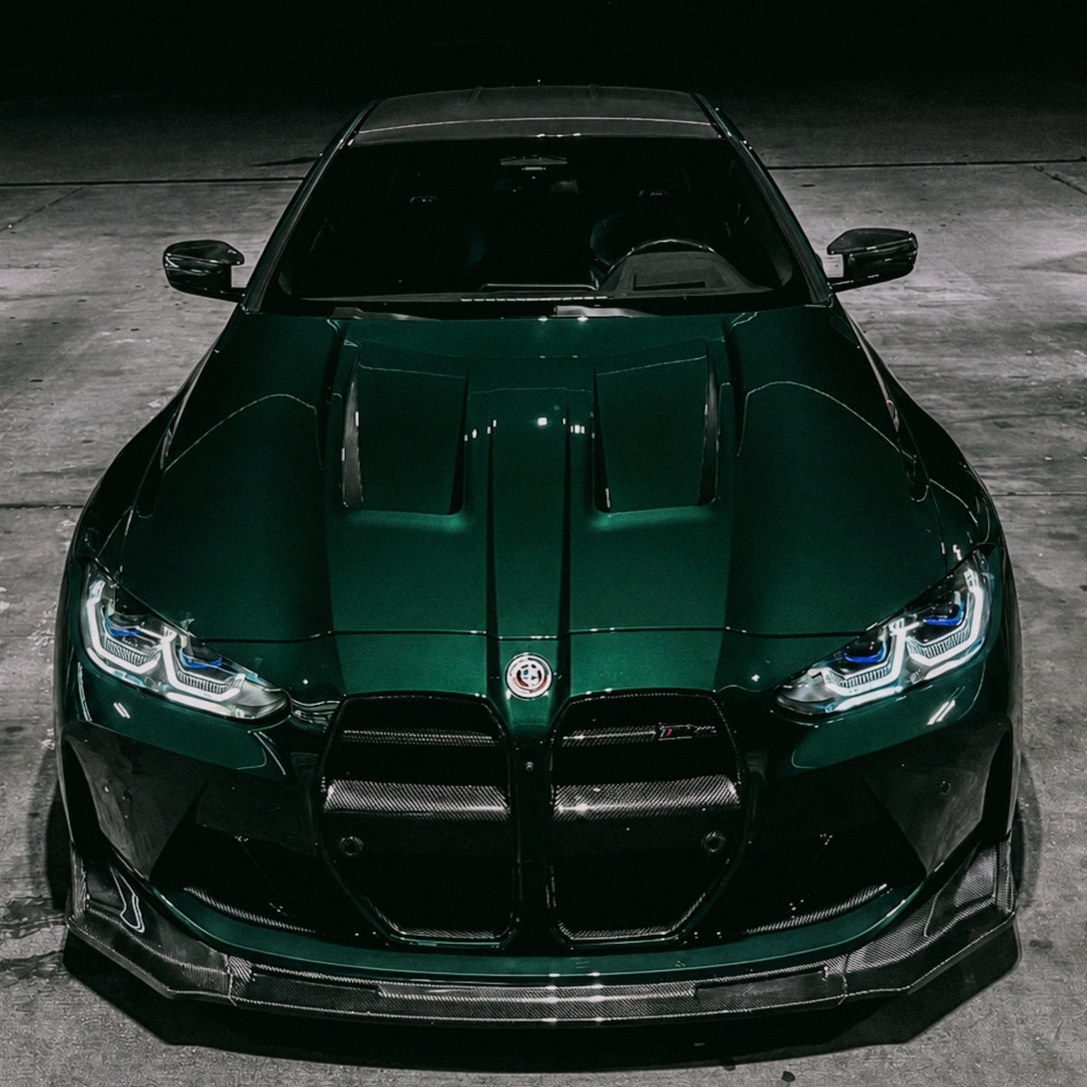 AlpineX Dynamics V Style Pre-preg Dry Carbon Fiber Grille For BMW G8X M3 M4