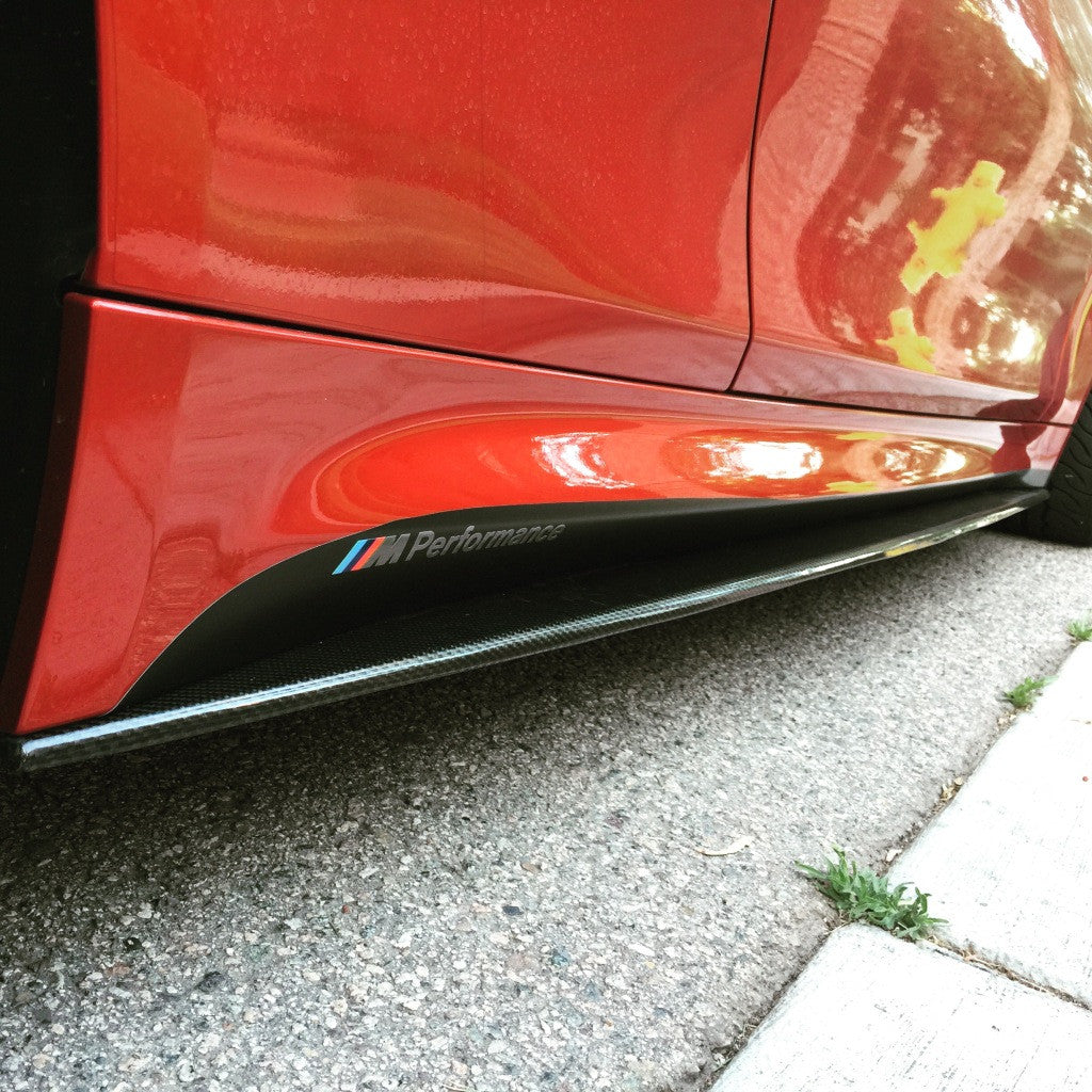 2015+ BMW F82 M4 Side Skirts Splitters Diffusers Extensions - Carbon Fiber — 9