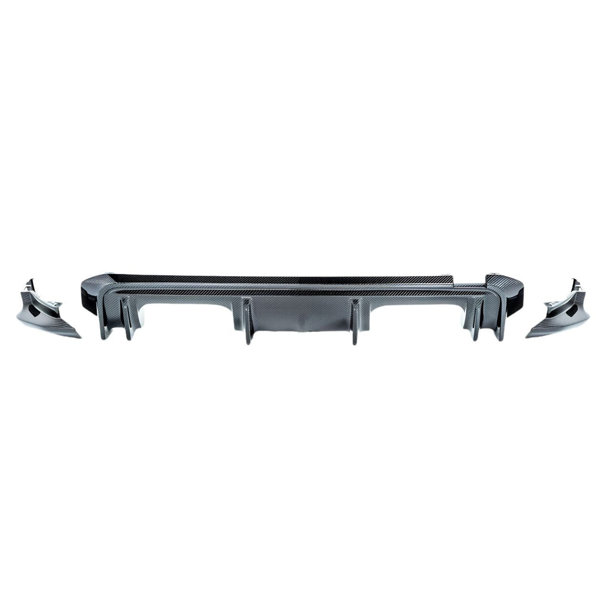 AlpineX Dynamics 3D Style Pre-preg Dry Carbon Fiber Rear Diffuser For BMW G80 M3 / G82 M4