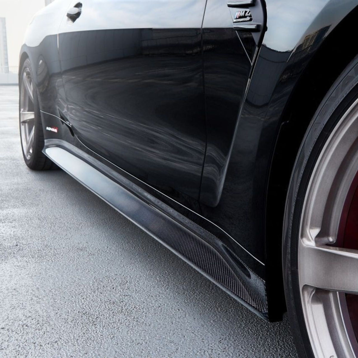 AlpineX Dynamics 3D Style Dry Carbon Fiber Side Skirt For BMW G80 M3 / G82 M4