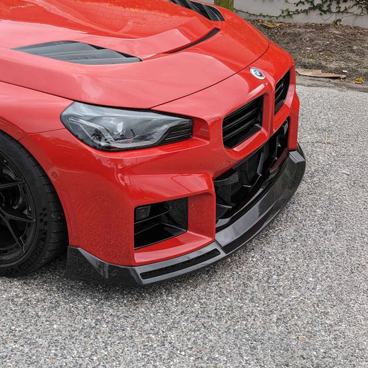 AlpineX Dynamics V Style 1 Piece Carbon Fiber Front Lip For BMW G87 M2